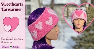 Sweethearts Double Knit Earwarmer