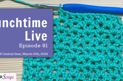 Lunchtime Live Ep 81 - Crochet V Stitch