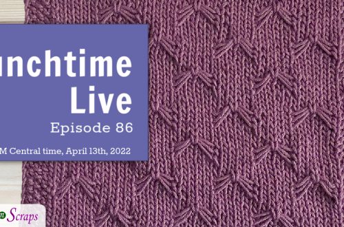 Lunchtime Live Episode 86 - Knit Butterfly Stitch