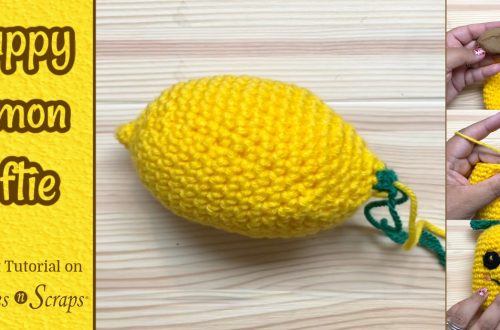 Happy Lemon Softie Crochet Tutorial on Stitches n Scraps