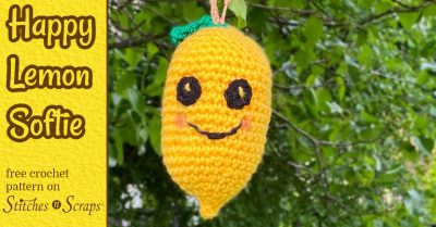 Happy Lemon Amigurumi crochet pattern on Stitches n Scraps