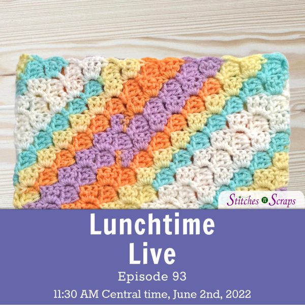 Lunchtime Live Episode 93 - Diagonal Box Stitch