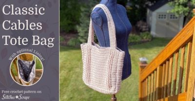Classic Cables Tote bag