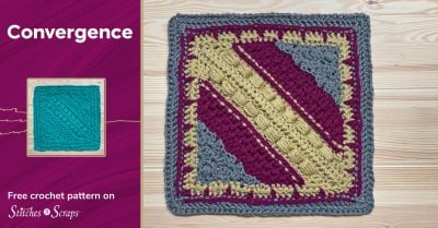 Convergence 12-inch crochet square
