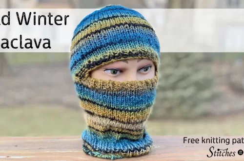 Wild Winter Balaclava - knit pattern on Stitches n Scraps