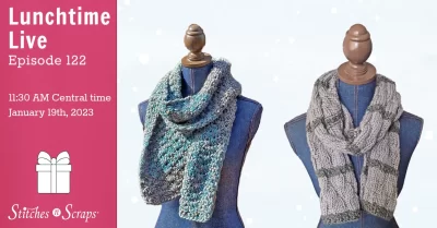 Lunchtime Live Ep 122 - January featured patterns