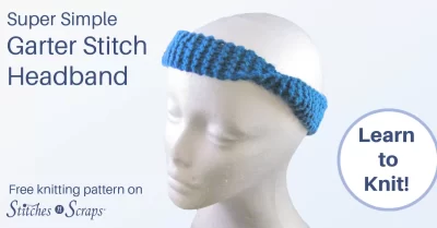 Super Simple Garter Stitch Headband - Learn to Knit!