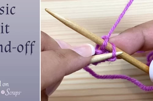 Basic Knit Bind-Off Tutorial