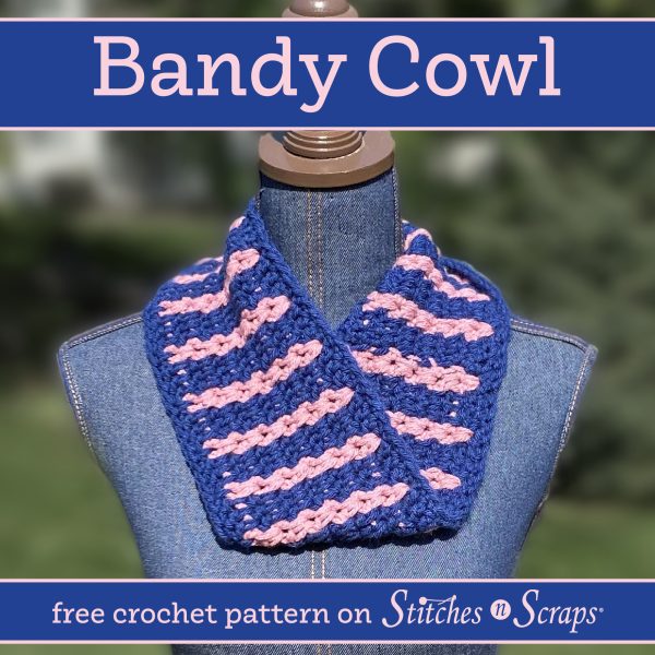 Bandy Cowl - Free crochet pattern on Stitches n Scraps