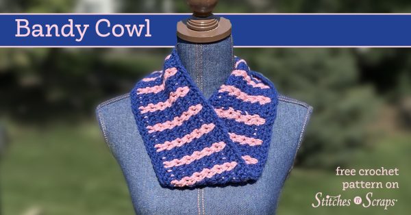 Bandy Cowl - Free crochet pattern on Stitches n Scraps