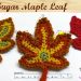 Sugar Maple Leaf tutorial