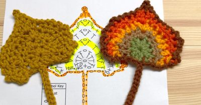 Crochet Eastern Cottonwood Leaf Tutorial