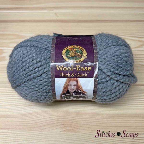 Lion Brand Wool Ease Thick and Quick yarn skein