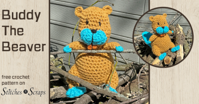 Buddy the Beaver - Amigurumi crochet beaver pattern