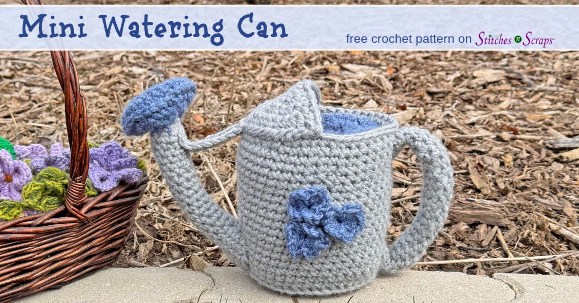 Crochet Amigurumi Watering Can
