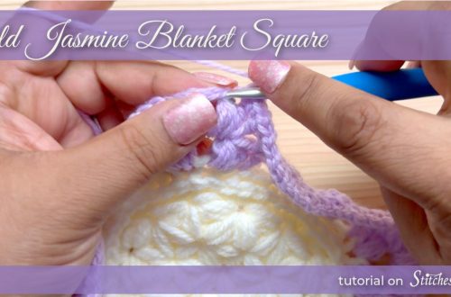 Wild Jasmine Blanket Square tutorial