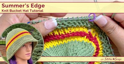 Summer's Edge Knit Bucket Hat Tutorial
