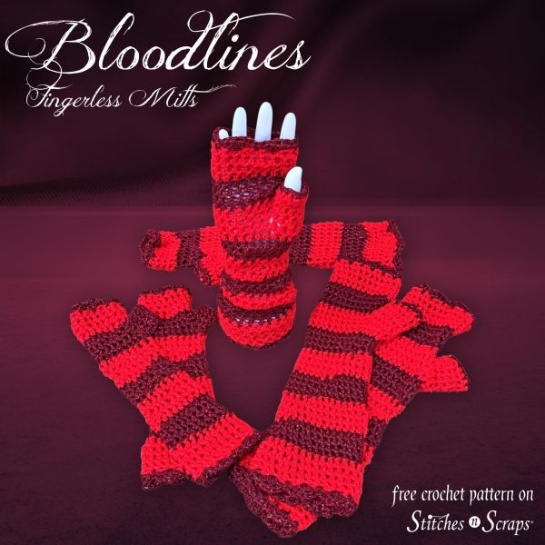 Bloodlines Fingerless Mitts