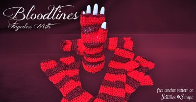 Bloodlines Fingerless Mitts
