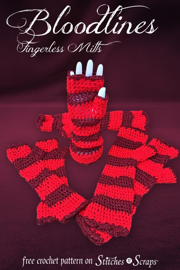 Bloodlines Fingerless Mitts