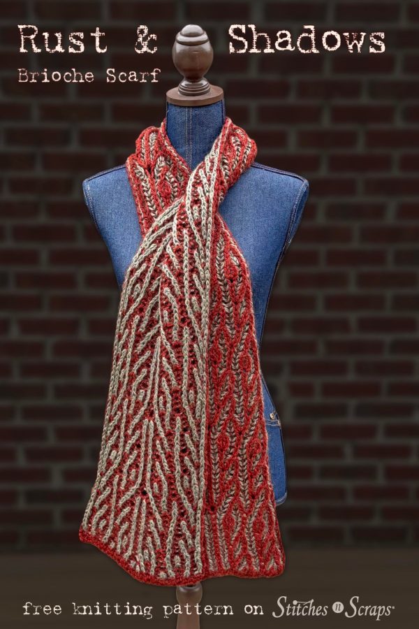 Rust and Shadows Scarf