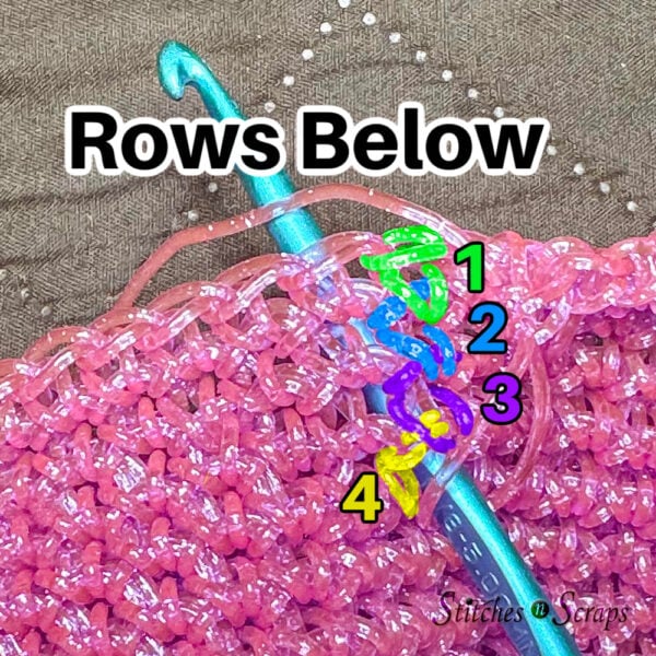 Spike Stitch placement diagram
