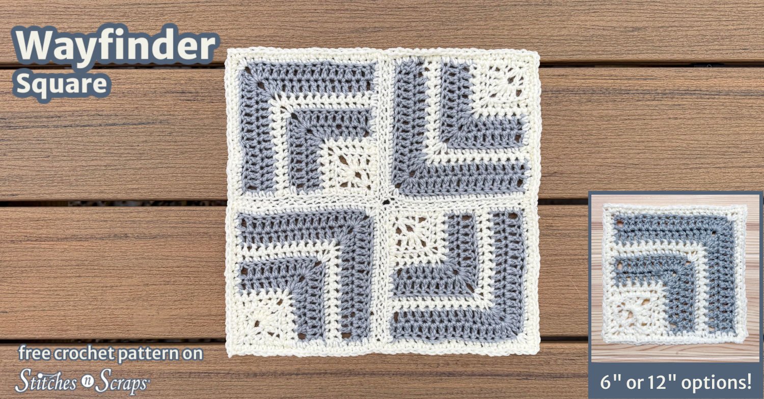 Wayfinder Mitered Crochet Square