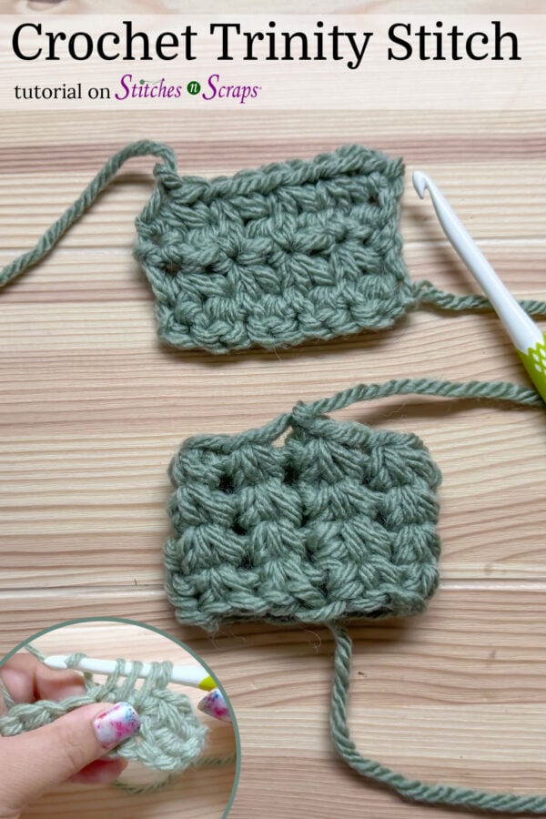 Crochet Trinity Stitch Tutorial