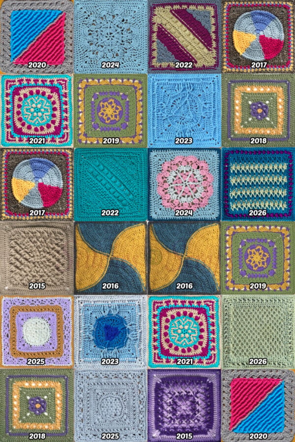 2015-2026 Moogly squares all together with dates