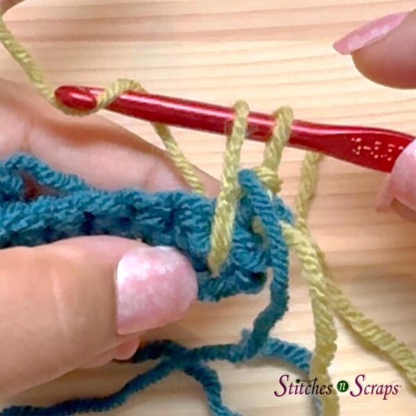 Spike single crochet stitch