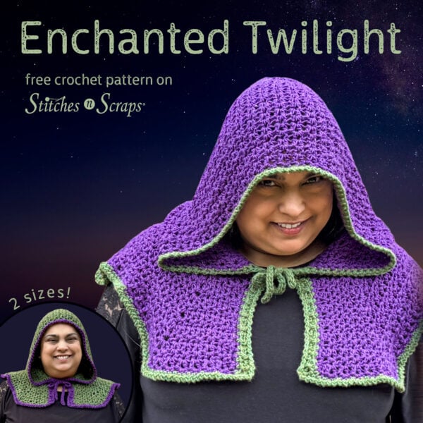 Enchanted Twilight Crochet Hood