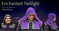 Enchanted Twilight Crochet Hood