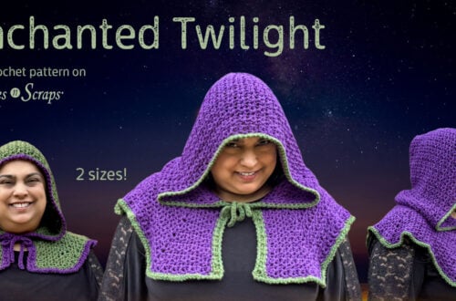 Enchanted Twilight Crochet Hood