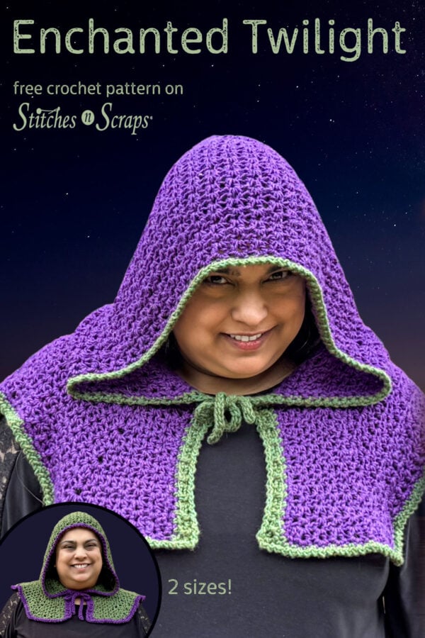 Enchanted Twilight Crochet Hood