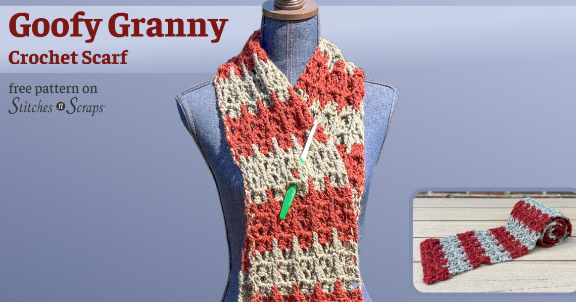 Goofy Granny Stitch Scarf Pattern