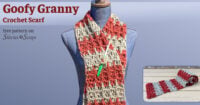 Goofy Granny Stitch Scarf Pattern