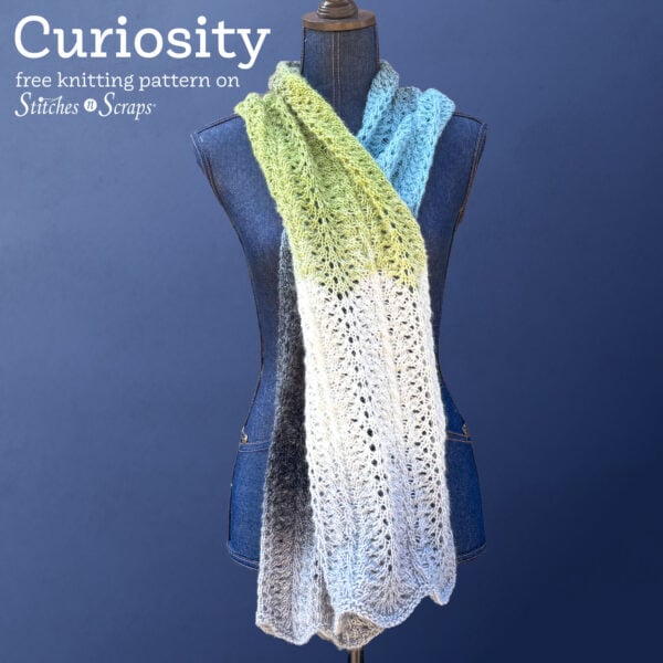 Curiosity Knit Lace Scarf Pattern
