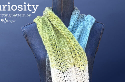 Curiosity Knit Lace Scarf Pattern